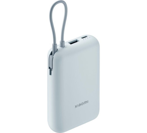 Батарея универсальная Xiaomi 10000mAh 22.5W, Integrated Cable, blue (BHR9073GL)