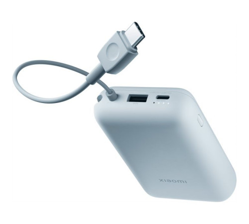 Батарея универсальная Xiaomi 10000mAh 22.5W, Integrated Cable, blue (BHR9073GL)