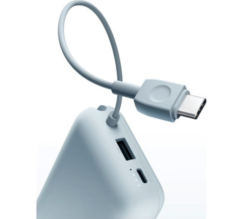 Батарея универсальная Xiaomi 10000mAh 22.5W, Integrated Cable, blue (BHR9073GL)