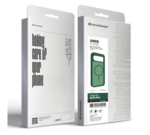 Чехол для мобильного телефона Armorstandart Uniq MagSafe Google Pixel 9/9 Pro Dark Green (ARM80913)