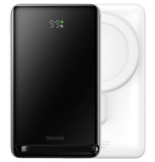 Батарея універсальна Baseus Magnetic Bracket 10000mAh 20W, White (PPCXZ10) (PPCX000002)