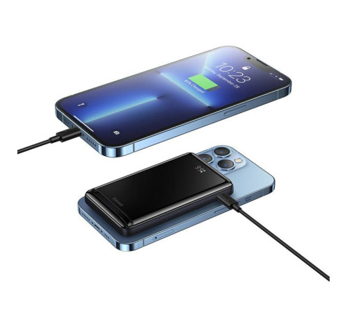 Батарея универсальная Baseus Magnetic Bracket 10000mAh 20W, White (PPCXZ10) (PPCX000002)