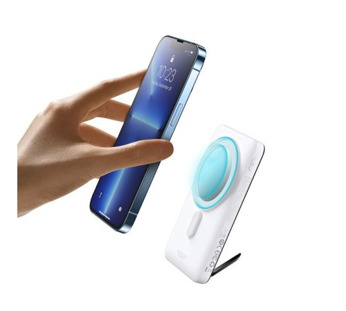 Батарея универсальная Baseus Magnetic Bracket 10000mAh 20W, White (PPCXZ10) (PPCX000002)