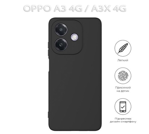 Чехол для мобильного телефона BeCover Oppo A3 4G/А3х 4G/A40m Black (712769)