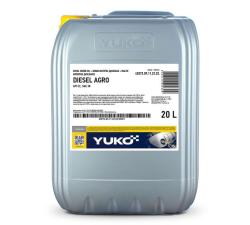 Моторное масло Yuko DIESEL AGRO 20л (4823110402320)