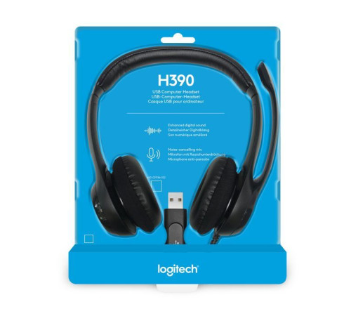 Наушники Logitech H390 (981-000406)