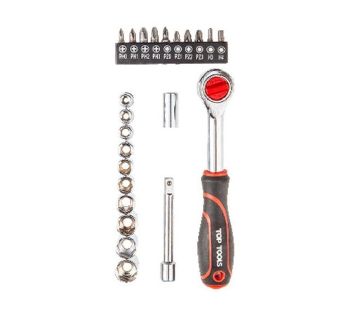 Набор инструментов Top Tools торцевых гаечных ключей 1/4