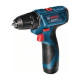  Шуруповерт Bosch GSR 120-LI Professional, 2*2Аh (0.601.9G8.000) 