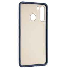 Чохол до мобільного телефона Gelius Bumper Mat Case for Samsung A215 (A21) Blue (00000079432)
