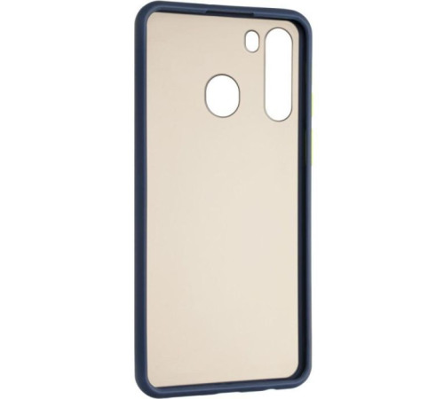 Чехол для мобильного телефона Gelius Bumper Mat Case для Samsung A215 (A21) Blue (00000079432)
