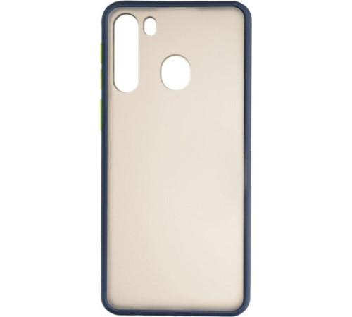 Чехол для мобильного телефона Gelius Bumper Mat Case для Samsung A215 (A21) Blue (00000079432)