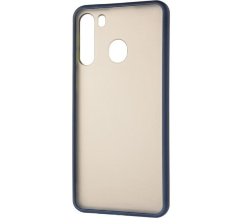 Чехол для мобильного телефона Gelius Bumper Mat Case для Samsung A215 (A21) Blue (00000079432)