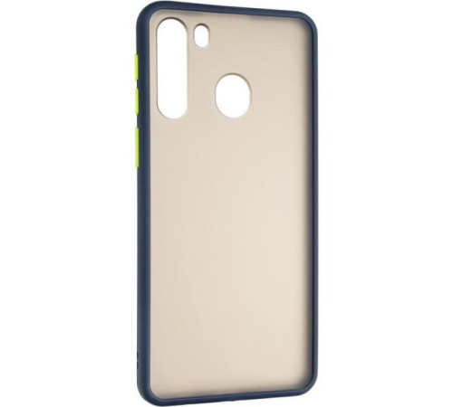 Чехол для мобильного телефона Gelius Bumper Mat Case для Samsung A215 (A21) Blue (00000079432)