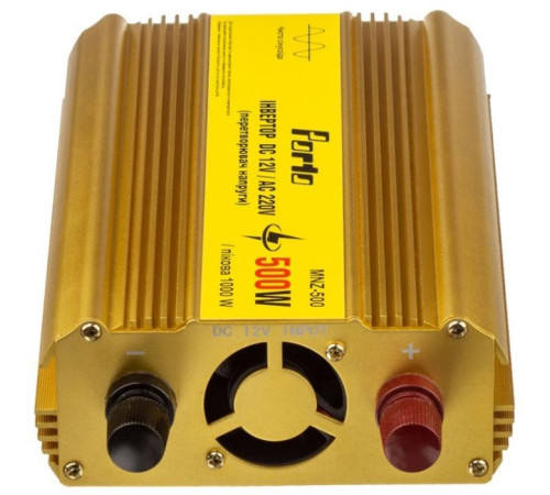 Автомобильный инвертор 12V/220V 500W, чистая синусоида Porto (MNZ-500)