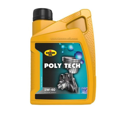 Моторное масло Kroon-Oil POLY TECH 5W-40 1л (KL 36139)