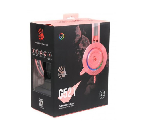 Наушники A4Tech Bloody G521 Pink