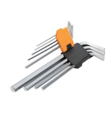 Набір інструментів Tolsen подовжених шестигранних ключів 9 шт 1.5-10 мм (20049)