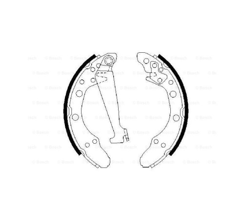 Тормозные колодки Bosch 0 986 487 270