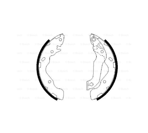 Тормозные колодки Bosch 0 986 487 673