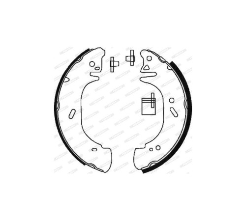 Тормозные колодки FERODO FSB618