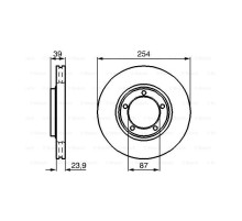 Тормозной диск Bosch 0 986 478 714