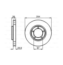 Гальмівний диск Bosch 0 986 478 714