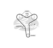 Ремень ГРМ Gates T257