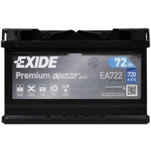 Аккумулятор автомобильный EXIDE PREMIUM 72A (EA722)