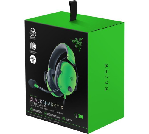 Наушники Razer Blackshark V2 X Green (RZ04-03240600-R3M1)
