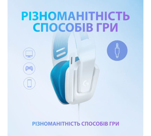 Наушники Logitech G335 Wired Gaming White (981-001018)