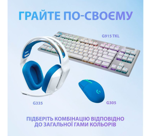 Наушники Logitech G335 Wired Gaming White (981-001018)