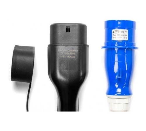 Зарядное устройство для электромобиля HiSmart Type 2-CEE, 6-32A, 7.2кВт, 1 фазное, 5м (EV200047)