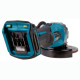 Шлифовальная машина Makita GA008GM201 XGT, 40 V Max, 125мм, BL4040x2, DC40RA, Makpac (GA008GM201)