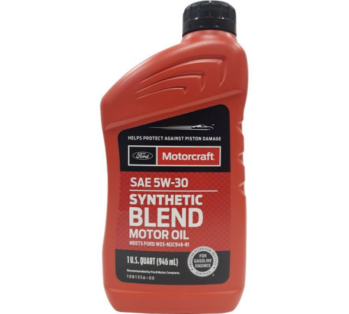 Моторное масло Ford Motorcraft Synthetic Blend 5W-30 946 ml (XO5W30Q1SP)