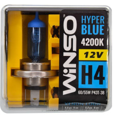 Автолампа WINSO H4 HYPER BLUE 4200K 60/55W (712450)