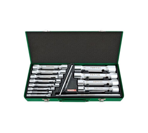 Набор инструментов Toptul трубчатых торцевых ключей 6-32мм 15ед. (GAAD1510)