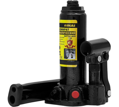 Домкрат Sigma гидравлический бутылочный 2т, 180-333мм (6101021)
