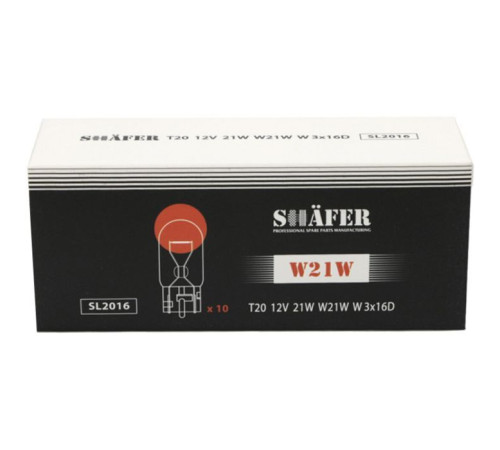  Автолампа SHAFER 12V21WW21WW316D (SL2016) 