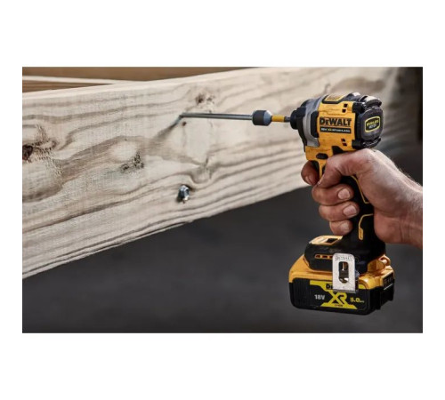 Шуруповерт DeWALT 18 В XR Li-Ion, 2x5Ah, бесщеточный, 206 Нм, 3250 об/мин, TSTAK (DCF850P2T)