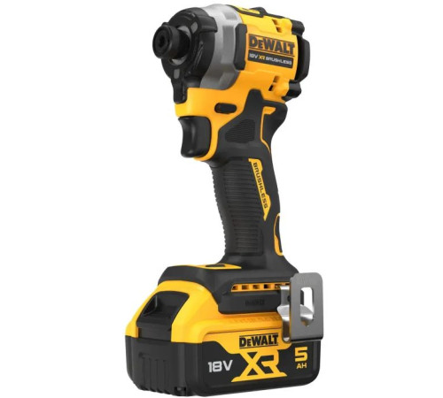 Шуруповерт DeWALT 18 В XR Li-Ion, 2x5Ah, бесщеточный, 206 Нм, 3250 об/мин, TSTAK (DCF850P2T)