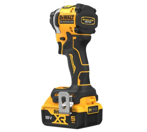 Шуруповерт DeWALT 18 В XR Li-Ion, 2x5Ah, бесщеточный, 206 Нм, 3250 об/мин, TSTAK (DCF850P2T)