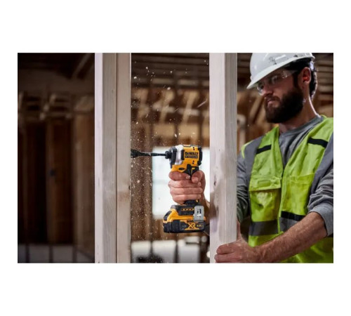 Шуруповерт DeWALT 18 В XR Li-Ion, 2x5Ah, бесщеточный, 206 Нм, 3250 об/мин, TSTAK (DCF850P2T)