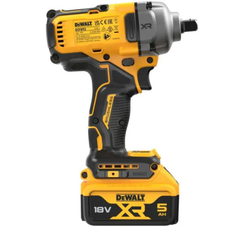 Гайковерт DeWALT ударный 18 В XR Li-lon, 2x5Ah, бесщеточный, 812 Нм, TSTAK (DCF892P2T)
