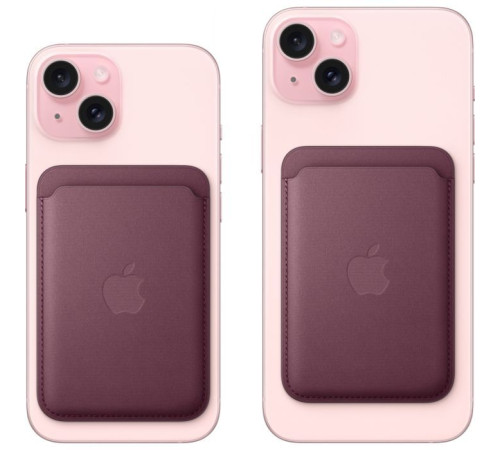 Чехол для мобильного телефона Apple iPhone FineWoven Wallet with MagSafe Mulberry (MT253ZM/A)