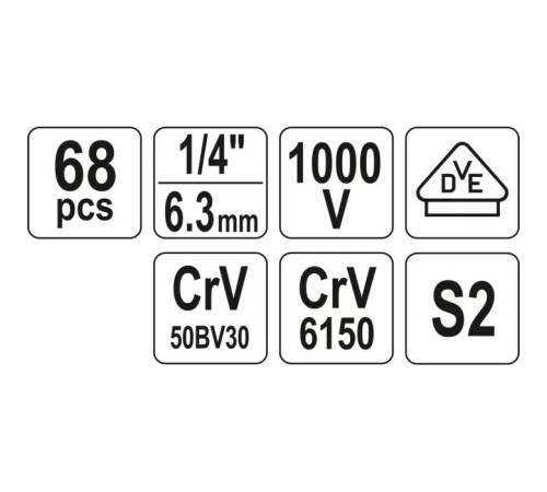Набор инструментов Yato YT-39009