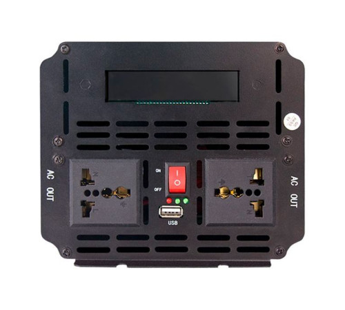 Автомобильный инвертор Choetech 12/220V 800Вт, с функцией ИБП, чистая синусоида (INV-C800WUPS-EU)