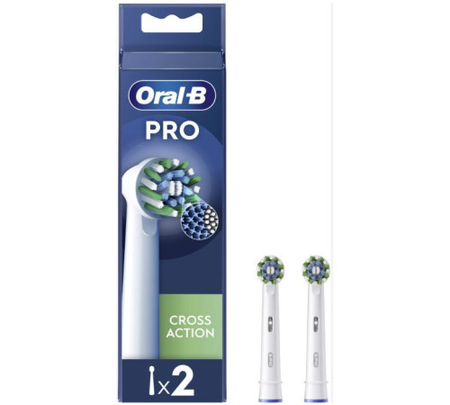 Насадка для зубной щетки Oral-B Oral-B Pro Cross Action, 2 шт (8006540847725)