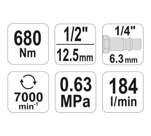  Гайковерт Yato YT-09524 