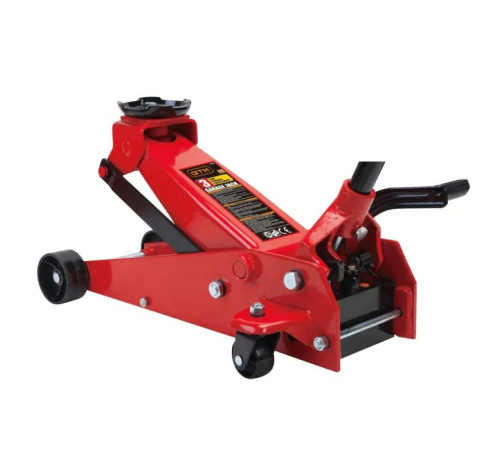 Домкрат GTM подкатной 3,5т (145-500мм) педаль подъема (T83502)