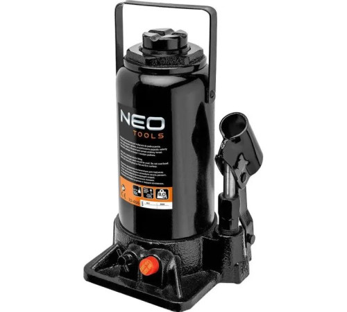 Домкрат Neo Tools гидравлический бутылочный 15т, 230-460мм (10-455)